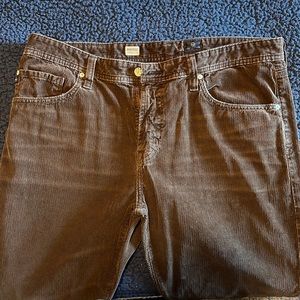 Adriano Goldschied brown corduroy pants
